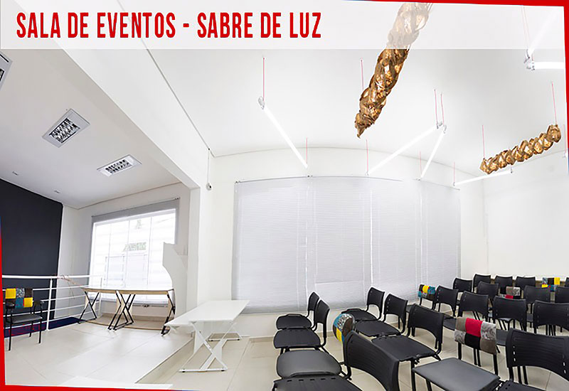 Coworking Curitiba - O Penal - Sala de Eventos - Sabre de Luz 02